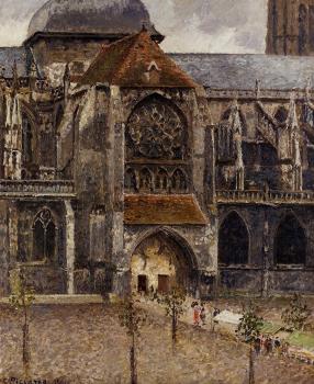 卡米耶 畢沙羅 Portal of the Church Saint-Jacques, Dieppe 卡米耶 畢沙羅 Portal of the Church Saint-Jacques, Dieppe